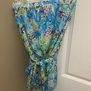 Lilly Pulitzer Colleen Romper in Sea Soirée